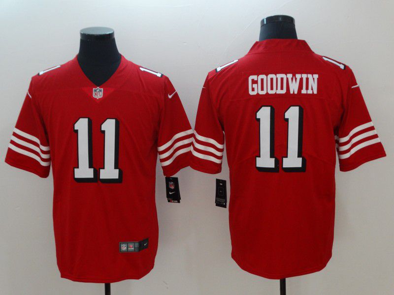 Men San Francisco 49ers #11 Goodwin Red Nike Vapor Untouchable Limited NFL Jerseys->houston texans->NFL Jersey
